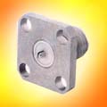 Panel mount jack receptacle-4 hole sq flange